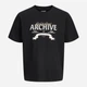 Футболка хлопковая длинная мужская Jack & Jones 12290417 M Black (5715830432239) - изображение 7