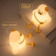 Настільний LED нічник 2W акумуляторний 1200 мАч Valeso з м'яким корпусом із силікону 3000K біло-жовтого кольору IP20 A050 "Каченя" - зображення 6