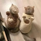 Флісова кофта для котів (кішок) Ведмідь з вушками L Бежевий - зображення 7