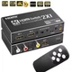 HDMI 4k 2.0b переключатель 2x1 с ARC оптический Toslink SPDIF коаксиальный аналоговый RCA аудио коммутатор 2 на 1 порт (OZV2) - изображение 1