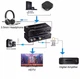 HDMI 4k 2.0b переключатель 2x1 с ARC оптический Toslink SPDIF коаксиальный аналоговый RCA аудио коммутатор 2 на 1 порт (OZV2) - изображение 5