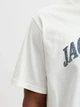 Футболка хлопковая длинная мужская Jack & Jones 12291213 2XL Cloud Dancer (5715830433946) - изображение 4