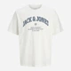 Футболка хлопковая длинная мужская Jack & Jones 12291213 2XL Cloud Dancer (5715830433946) - изображение 7