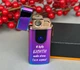 USB запальничка на зарядці та Газова з персональним гравіюванням, Чорна металева юсб з текстом подарунок. 33421G-6 (9) - зображення 7