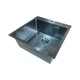 Кухонная мойка Mixxus MH5050 Micro Decor Graphite графит 3.0/0.8 мм из нержавеющей стали интегрированная (MI8213) - изображение 4