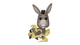 Фігурка FUNKO POP! Donkey Glitter Shrek Віслюк Шрек 117mm 1598 81172 - зображення 3