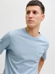 Набор футболок хлопковых длинных мужских Jack & Jones 12297298 S 3 шт Celestial Blue (5715865859636) - изображение 5
