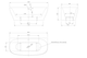 Ванна пристенная Knief Dream Wall 180x80x60 см (0100-252-06) - изображение 3