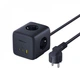 Мережевий фільтр Baseus EnerFill FA11 Cube Power Strip (3xAC + USB + 1xType-C 67W) (1.5m) black (E00082100123-00) - зображення 1