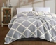 Турецьке муслінове покривало Zeron JACQUARD exclusive 230х250 Vivus Gri - зображення 1