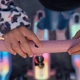 Триколісний дитячий самокат LUMI RIDE із LED-платформою, рожевий (Sun Baby) - изображение 5