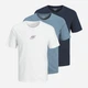 Набор футболок хлопковых длинных мужских Jack & Jones 12297800 XL 3 шт White (5715868528751) - изображение 1