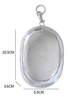 Брелок сумочка Прозрачный Белый Keychain Transparent White 10.5 х 6.5 см - изображение 1