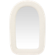 Настінне дзеркало Bouclé Arch BA-58 в текстильній рамі 58×38 см White (3_08047) - зображення 2