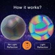 Светоотражающий футбольный мяч BRIGHT / Голографический светящийся мяч / Тренировочный мяч - изображение 4