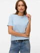 Футболка хлопковая женская Vero Moda 10316991 M Cashmere Blue (5715867329366) - изображение 1