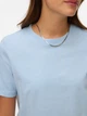 Футболка хлопковая женская Vero Moda 10316991 M Cashmere Blue (5715867329366) - изображение 3