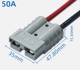 Cиловой кабель питания разъем Anderson 50А 600V для аккумуляторов 10AWG 30см - изображение 9