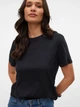 Футболка хлопковая женская Vero Moda 10316991 S Black (5715613356721) - изображение 3