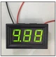 Вольтметр LED 4.5-30В цифровой электронный светодиодный 1.5 см 0.56" экран Зеленый LED (556321642) Черный - изображение 3