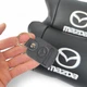 Набор кожаных подушек Mazda с вышивкой логотипа + подарок – кожаный брелок - изображение 2