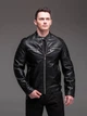 Куртка чоловіча коротка з екошкіри S чорна (4290401s2) - изображение 5
