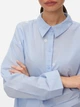 Рубашка хлопковая оверсайз женская Vero Moda 10324629 XL Brunnera Blue (5715867890811) - изображение 3
