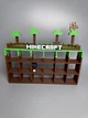Органайзер для фигурок Minecraft | Полка-дисплей для коллекционных игрушек Майнкрафт | Подставка для фигурок | 3D печать - изображение 1
