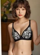 Женский сетчаcтый комплект белья из бюстгальтера и трусиков Spring Elegance (2015-85B-01) Черный 85B No Brand - изображение 3