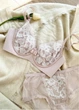 Женский сетчаcтый комплект белья из бюстгальтера и трусиков Spring Elegance (2015-90B-02) Пудровый 90B No Brand - изображение 7