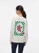Лонгслив длинный женский Vero Moda 10341356 L Snow White (5715867307869) - изображение 2