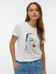 Футболка бавовняна жіноча Vero Moda 10341639 XL Snow White (5715867520213) - зображення 1
