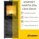 Стальная печь-камин на дровах KAWMET HARITA S15v L-Box Decor 5.7 кВт - изображение 2
