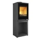Стальная печь-камин на дровах KAWMET HARITA S15v L-Box Decor 5.7 кВт - изображение 3