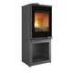 Стальная печь-камин на дровах KAWMET HARITA S15v S-Box Decor 5.7 кВт - изображение 3