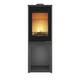 Стальная печь-камин на дровах KAWMET VENUS S16 L-Box Decor 9.5 кВт - изображение 1