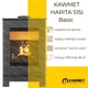 Стальная печь-камин на дровах KAWMET HARITA S15i Basic 6.5 кВт - изображение 2