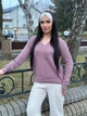 Свитер женский повседневный пудровый 42-56 с1524.5070.01 - изображение 1