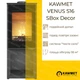 Стальная печь-камин на дровах KAWMET VENUS S16 S-Box Decor 9.5 кВт - изображение 2