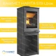 Стальная печь-камин на дровах KAWMET HARITA S15i L-box 6.5 кВт - изображение 4