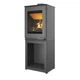 Стальная печь-камин на дровах KAWMET HARITA S15i L-box 6.5 кВт - изображение 5