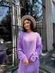 Женское платье вязаное сиреневое 42-56 с1524.5060 - изображение 5