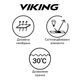 Ботинки Viking Equip Mid WP Light Pink, цвет розовый, размер 28 (253.54540.0098) - изображение 2