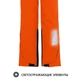 Термобрюки гірськолижні Molo Jump Pro Recycle Flame, колір помаранчевий, розмір 104 (5W20I104.8228) - зображення 3