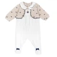 Велюровий комбінезон Chicco Bunny Dreams, колір білий, розмір 56 (091.00918.030) - зображення 1