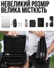 Компактная мужская сумка через плечо 21х23х5.5, кожаная барсетка, городской мессенджер, черная - изображение 6