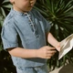 Сорочка джинсова Lil'Atelier Alvar, колір блакитний, розмір 104 (251.13241460.MBLU) - зображення 3