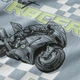 Пижама Name it Motocross, цвет голубой, размер 86/92 (13254417.DBLU) - изображение 7