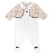 Велюровый комбинезон Chicco Bunny Dreams, цвет белый, размер 72 (091.00918.030) - изображение 1