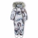 Зимний термокомбинезон Molo Pyxis Fur Bison, цвет голубой, размер 86 (5W25N105.9368) - изображение 1